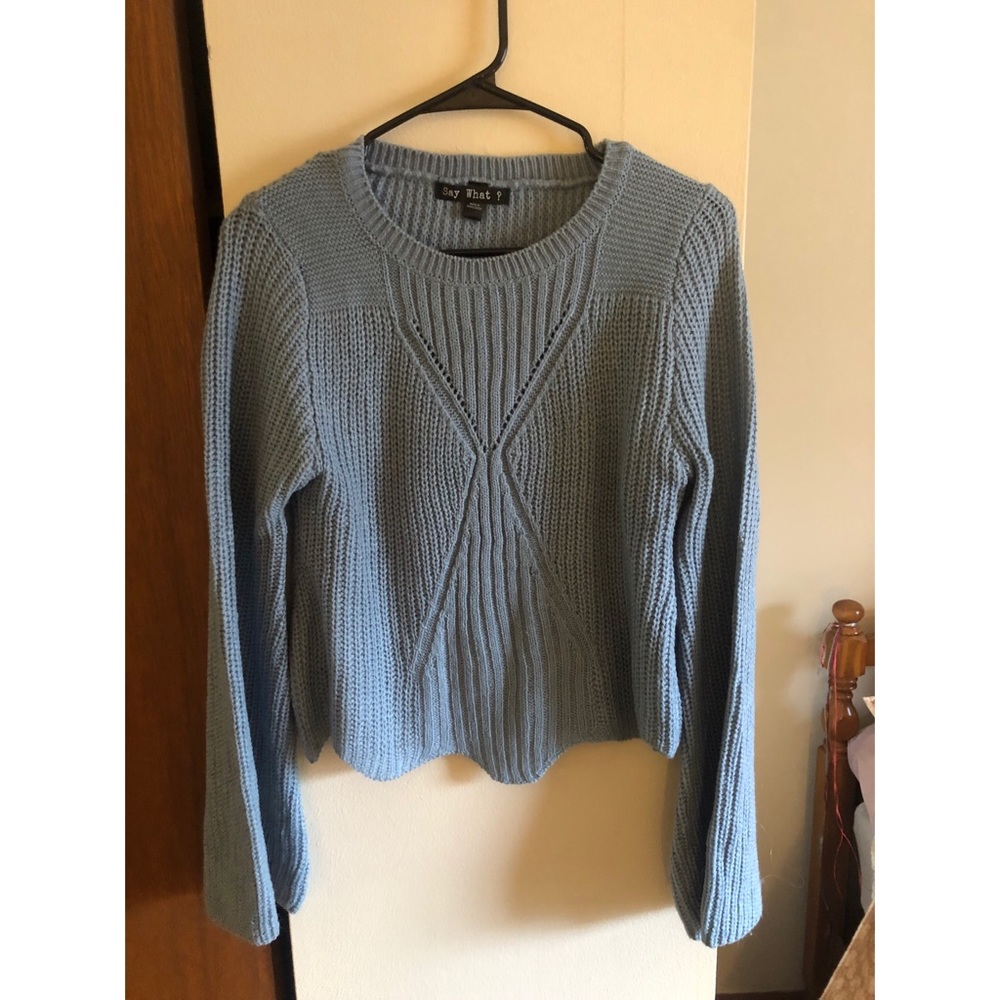 Fashion Nova Bell Sleeve Sweater